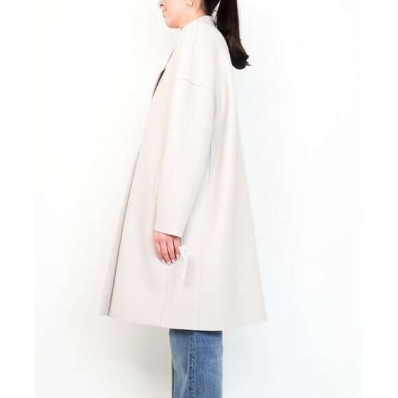 Harris Wharf London *NEW* Wool-Felt Winter White Coat - Picture 3 of 14